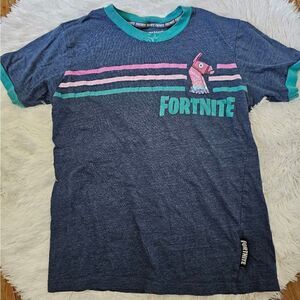 Boy's Fortnite Llama Short Sleeve Tshirt Size 10/12